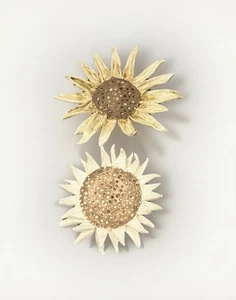 Sunflower Wall Art Set Of 2 Made in USA - Picture 1 of 6