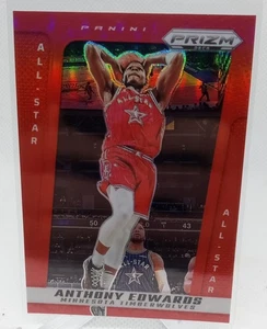 2024-25 Panini Prizm Deca - All-Star Anthony Edwards #258 Red Prizm /199 - Bild 1 von 2
