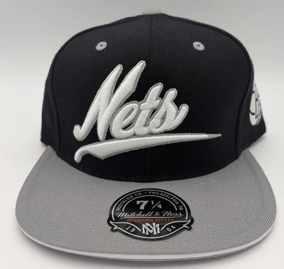 Brooklyn Nets Mitchell & Ness Fitted Hat Cap Size  7 1/4 - Image 1 of 3
