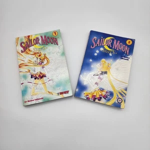 Sailor Moon Stars Vol. 1 & 2 by Naako Takeuchi (First Edition, 2001) - Picture 1 of 12