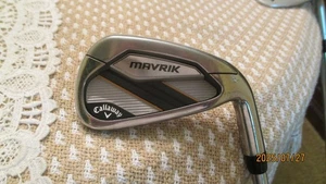 Used RH Mens Callaway Mavrik 5 Iron Steel Stiff Shaft Clean Great Grip - Picture 1 of 12