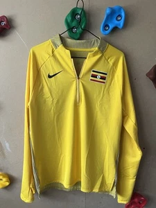 Nike Mens Pullover Size Medium Uganda Running Pro Elite 1/2 Zip CK3549-728 - Picture 1 of 8