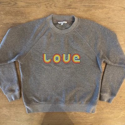 Sudadera Rebecca Minkoff Designer Love - Gris Cuello Redondo - Mujer Talla Pequeña Foto 1 de 4