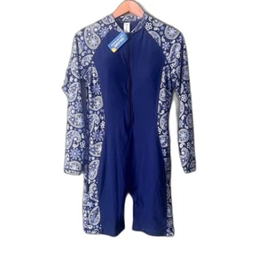 Neu mit Etikett Halcurt Boyleg Einteiler Rashguard gepolsterter Badeanzug UPF 50 Surf Neoprenanzug Gr. XL - Bild 1 von 6