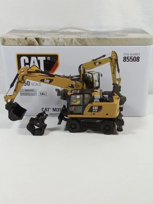 CATERPILLAR  M318F WHEELED EXCAVATOR 1/50 DIECAST MASTERS 85508 2016 MB - Image 1 of 4