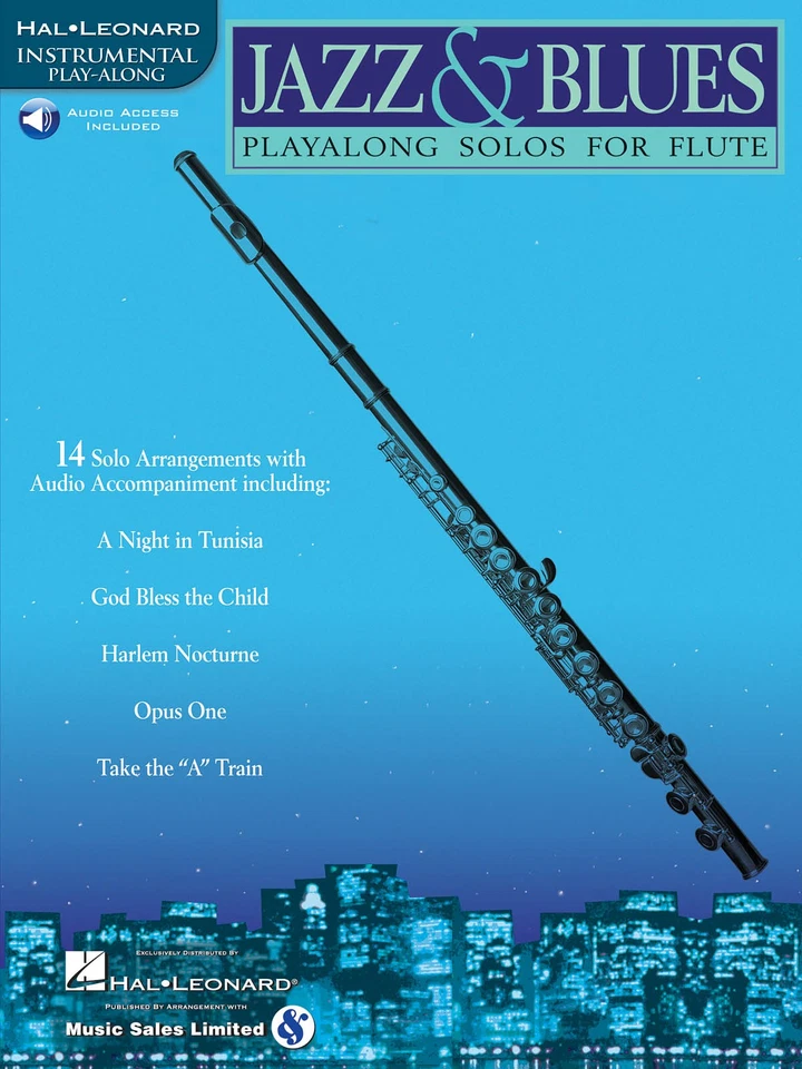 Jazz & Blues for Flute Play-Along Sheet Music Hal Leonard Song Book Online Audio - Image 1 of 1