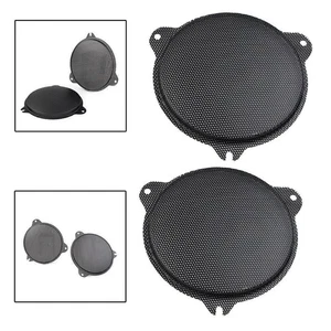 For Harley Davidson Electra Glide 14-18 2x Black Front Mesh Speaker Grills - Picture 1 of 10