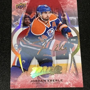 JORDAN EBERLE #d/25 Gold Script 2016-17 UD MVP #208 Free Comb Ship - Picture 1 of 3