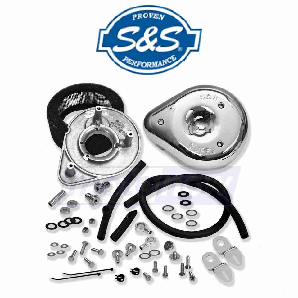 S&S Cycle Air Cleaner Kit for 2010-2015 Harley Davidson FLSTFB Fat Boy Lo - iq Foto 1 de 4