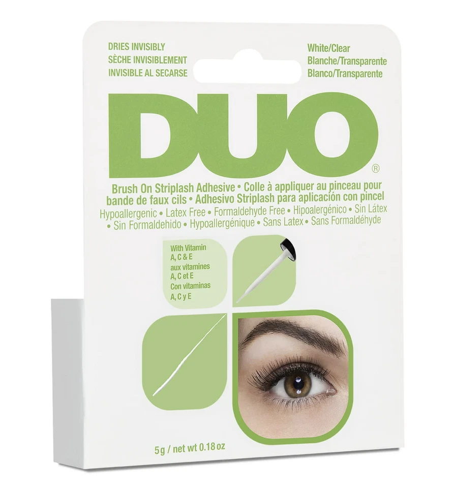 DUO Brush-On Striplash Adhesive, White/Clear 0.18 Oz - Image 1 of 1
