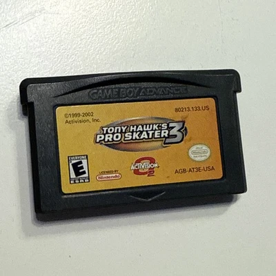 Tony Hawk Pro Skater 3 (Nintendo Gameboy Boy Advance, 2002, GBA) solo cartucho Foto 1 de 2