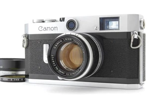 *NEAR MINT* Canon P Rangefinder Film Camera w/50mm F/1.8 Lens L39 From Japan - Picture 1 of 12