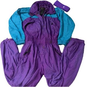 Traje de esquí vintage Helly Hansen traje de nieve de una pieza impermeable para hombre bloque de color L - Imagen 1 de 11