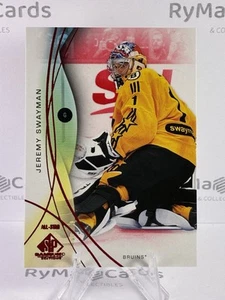 Jeremy Swayman 2024-25 SP Juego Usado #150 All-Star Red Boston Bruins - Imagen 1 de 2