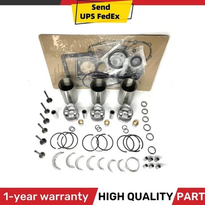 Overhaul Rebuild Kit for Yanmar 3TNM74 Engine SCT1 SA221 1023E X700 Tractor - Image 1 of 4