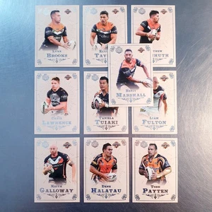 2018 NRL Glory Special Edition Team Set (10 Cards) Tigers Current & Retired - Picture 1 of 3