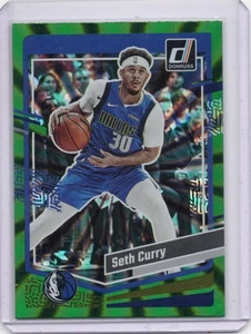 2023-24 Panini Donruss - Seth Curry #23 Holo Green Laser Mavericks - Imagen 1 de 2