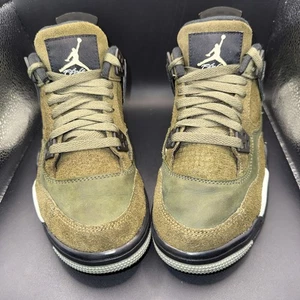 Talla 6Y - Jordan 4 SE Retro Bajo Artesanal - Oliva. FB9928-200, limpio, con caja original - Imagen 1 de 10
