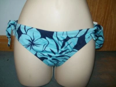 Traje de baño Jag Traje de baño separado S parte inferior de bikini azul floral pantalones pequeños Foto 1 de 3