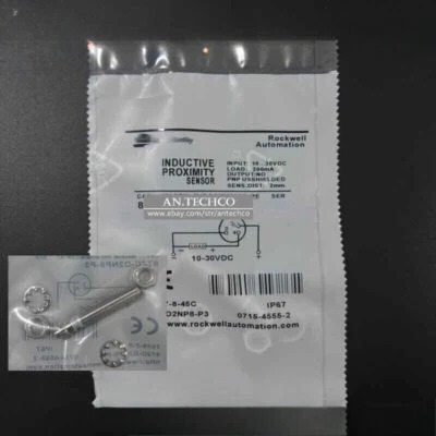 For Allen-Bradley 872C-D2NP8-P3 872CD2NP8P3 Proximity Sensor 10-30VDC 2mm NO PNP - Image 1 of 4