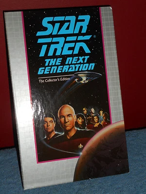 STAR TREK THE NEXT GENERATION 1996 VHS Tape STARSHIP MINE, LESSONS #13043 - Image 1 of 4