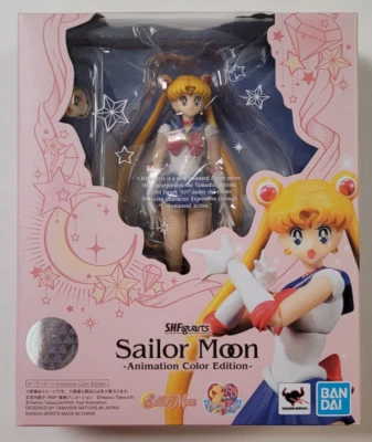 Bandai S.H. Figuarts SAILOR MOON Animation Color Edition Sailor Moon Figure NEW - Image 1 of 4