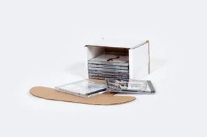 5 5/8 x 4 3/16 x 5" Outside Tuck CD Jewel Case Corrugated Mailer-Holds 10 CD's - Picture 1 of 1