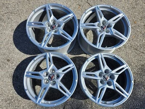 19x8.5 20x11 Corvette C8 OEM wheels rims Factory OEM GM set of 4 2020 2021 2022 - Picture 1 of 7