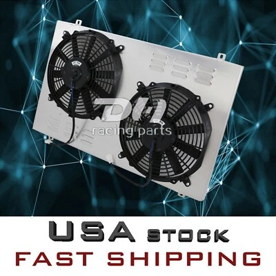 Cubierta y ventilador de aluminio para camioneta Chevy GMC 1988-1999 C1500 C2500 K1500 K2500 Foto 1 de 4