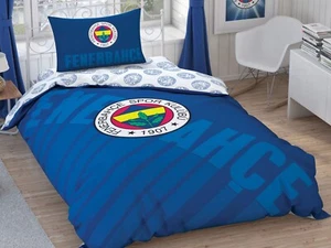Offizielles Fenerbahce Einzelbettwäsche-Set - Fenerbahce Logo Design, 100% Baumwolle - Bild 1 von 1