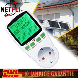 Einspeisezähler Steckdose Solar Für Balkonkraftwerk Steckdose Einspeisemessung - Bild 1 von 12