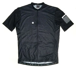 ORNOT Bike Cycling Jersey Black & Gray Full Zip Short Sleeve USA Mens NEW XL - Picture 1 of 10