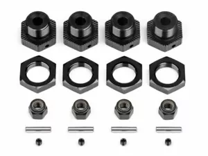 HPI Racing - Aluminum Wheel Hex Hub Set, 17mm,  Black, Savage X/XL (4pcs) - Picture 1 of 1