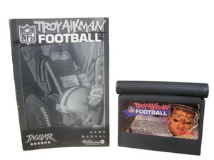 Troy Aikman NFL Football Atari Jaguar Video Game Cartridge 1994 ~ funktionstüchtig - Bild 1 von 14