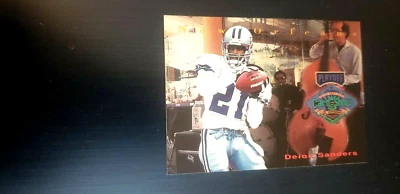 Tarjeta de experiencia de fútbol americano Playoff Deion Sanders Super XXXL 1997 NFL - # sin usar Foto 1 de 4