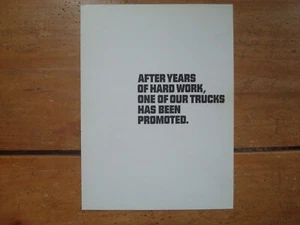 White Trucks New Road Boss Truck Brochure. - Foto 1 di 3