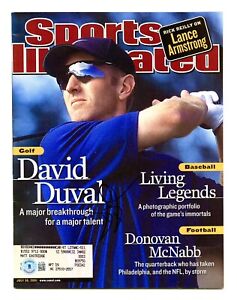 David Duval Signed Sports Illustrated SI Beckett COA BGS BAS Auto 7/30/2001 Rare