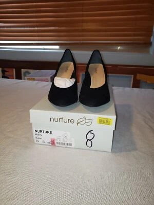 Zapatos de salón Nurture Style Paidyn color negro talla 8 terciopelo Foto 1 de 4