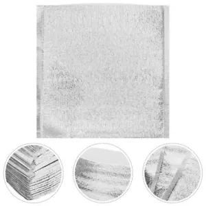 50Pcs Aluminum Foil Lunch Bag Travel Thermal Bag Food Bag for Food Storage Store - Picture 1 of 11