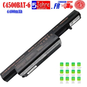 C4500BAT-6 Batterie Pour Clevo 87C480S4P4 6-87-C480S-4P4 C4500BAT6 4400mAh C4500 - Foto 1 di 10