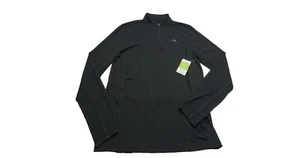 PARADOX Mens DRI Release 1/4 ZIP Base Layer Performance Merino (Black, L) NWT - Picture 1 of 3