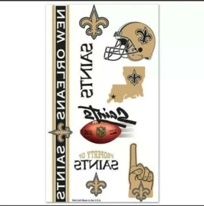 Tatuajes temporales WinCraft New Orleans Saints - Imagen 1 de 1