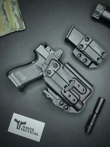 Davis Tactical IWB Light Bearing Kydex Holster For Glock 19/19X/45 TLR-7 HLx - Picture 1 of 10