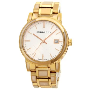 BURBERRY Round face Watches BU9104 Gold Plated/Gold Plated Ladies - Picture 1 of 24