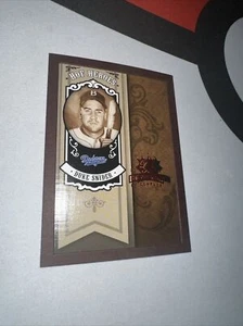 2005 Diamond Kings HOF Heroes Framed Red Dodgers #HH6 Duke Snider. MISPRINT RARE - Picture 1 of 8