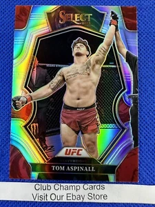 2023 #181 Tom Aspinall Panini Select UFC Premier Level Silver Prizm - Picture 1 of 2