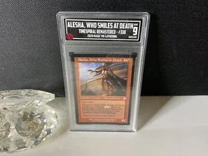 TCCG 9 NOT PSA  MTG Alesha, Who Smiles At Death NM Graded Commander - Picture 1 of 1