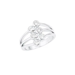 S.Oliver Jewel Women's Ring Silver 925 Zirconia 202423 - Picture 1 of 4