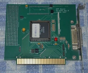 1pc  used   COMPONENT SIDE EPP BOARD PC-0056 REV.B ASOMA 1997 #A6-31 - Bild 1 von 4