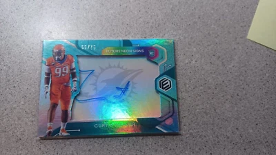 2020 Panini Elements Rookie Auto Curtis Weaver #/75 - Image 1 of 2